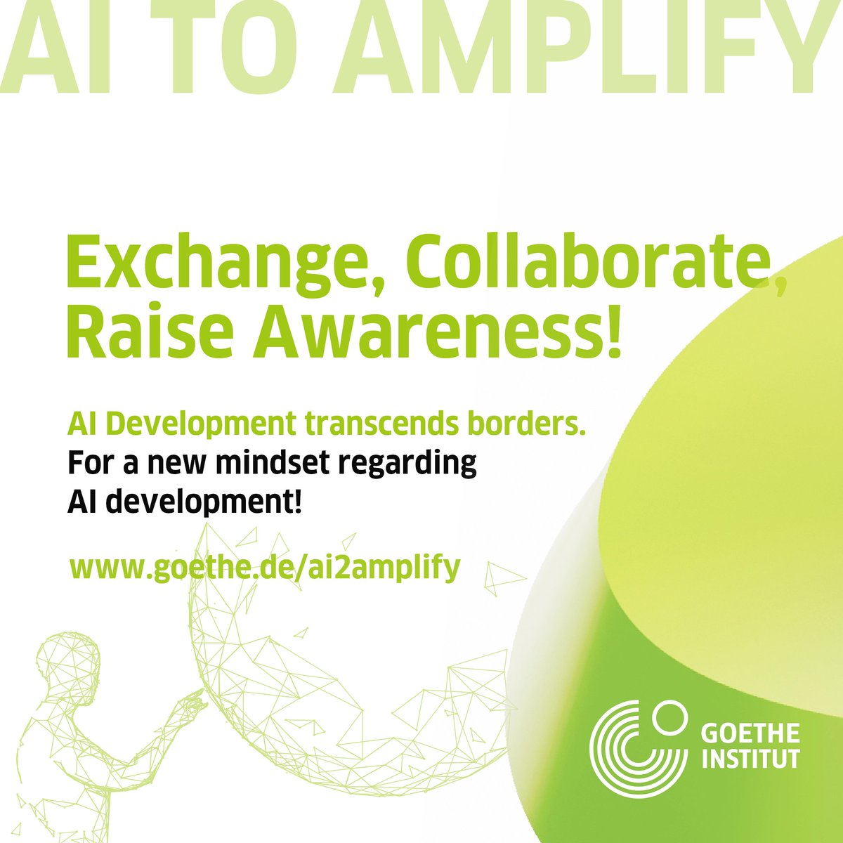 👩‍💻Você se interessa por questões éticas e quer contribuir para que os produtos com inteligência artificial sejam mais inclusivos e sustentáveis? Se sim, inscreva-se no Programa Online de Bolsas "AI to Amplify" (IA para Amplificar) organizado pelo Goethe-Institut São Paulo