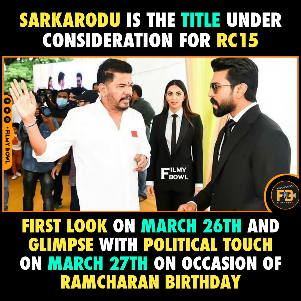 FilmyBowl's tweet photo. #RC15
#RamCharan #Shankar

#FilmyBowl @SatishKTweets https://t.co/OrgpD1nRTu