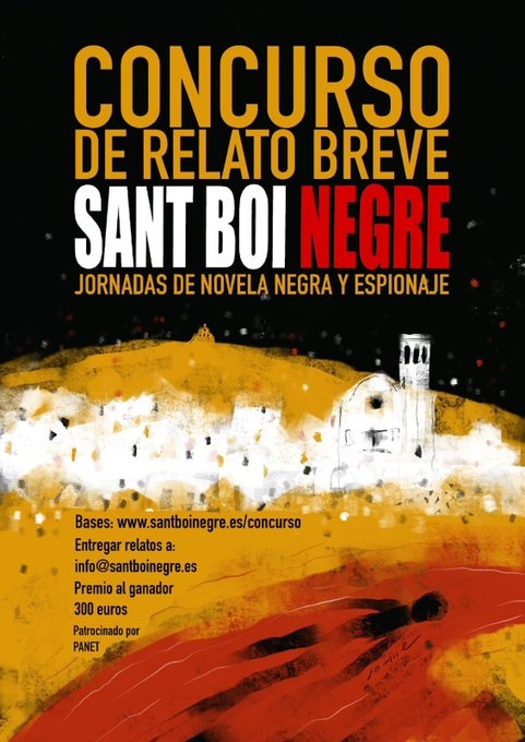 ÚLTIMOS DÍAS! Para participar en I Concurso #relatos Sant Boi Negre. Hasta 5 marzo! No te lo puedes perder! @masleer @SantBoiNegre @LabDeLletres @Viladelllibre @Todoliteraturas @bloginterrobang @2davidgomez @tintaentusdedos @CORACHANVICENTE @le_leesto 
muchomasqueunlibro.com/en-marcha-prem…