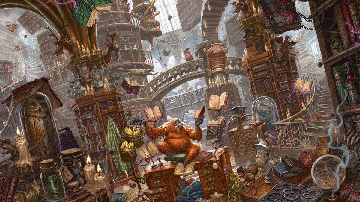 The librarian at the Unseen University library in Ankh Morpork on the Discworld 🥰
See #TerryPratchet for explanations 😜