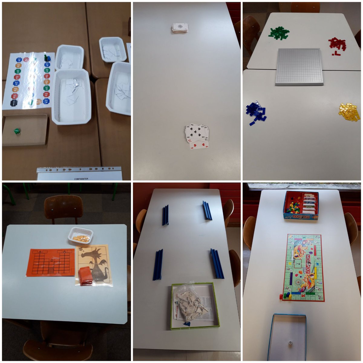 Prête pour la semaine des maths dès lundi matin avec des parents toute la matinée dans la classe au BDP.