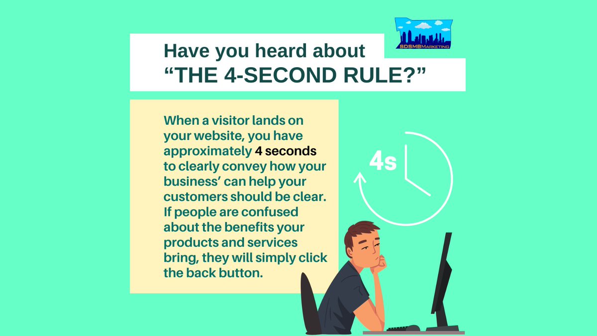 Blog1Sd's tweet image. Did you know that it takes just 4 seconds for someone to decide whether or not they want to continue engaging with your content? A strong opening can make all the difference! 
#4secondrule #attention #contentmarketing
