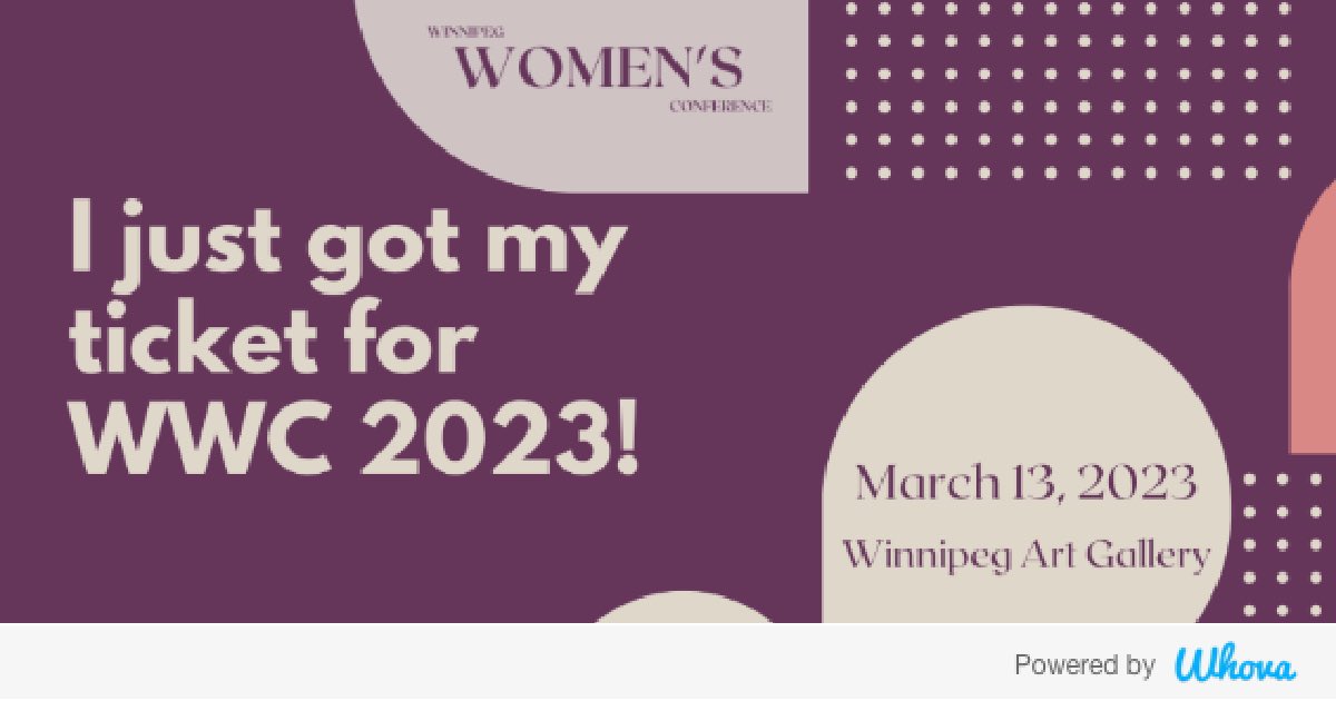 DMKayahara's tweet photo. Hi! I'm attending Winnipeg Women's Conference #wwc2023. Let's start connecting with each other now.  - via Whova event app https://t.co/uEa2VKzaB0 https://t.co/fqENYGlG0R