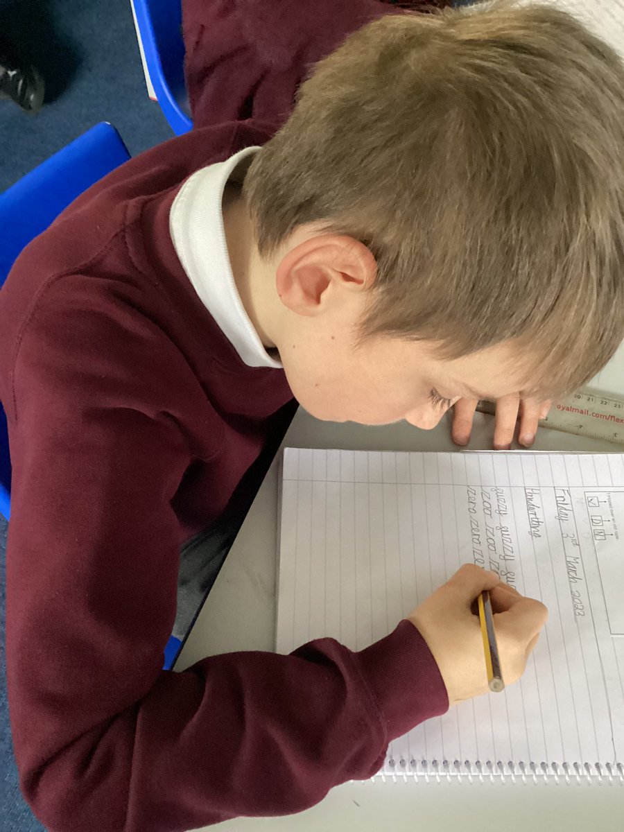Eastwardprimary's tweet photo. 4T have been using @letterjoin this morning and challenging themselves to do some beautiful cursive writing. #letterjoin #handwriting #challenged @Vision_M_A_T ✏️📝 https://t.co/cbLQUdNE5m
