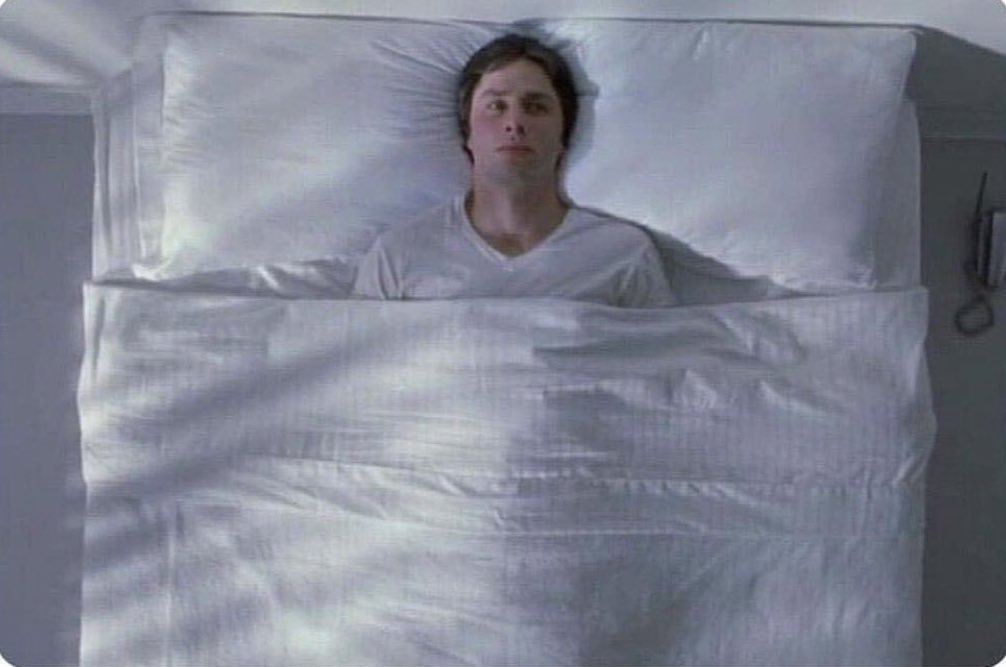 Me: *wakes up on time*

Also me:*lays there until l'm late*