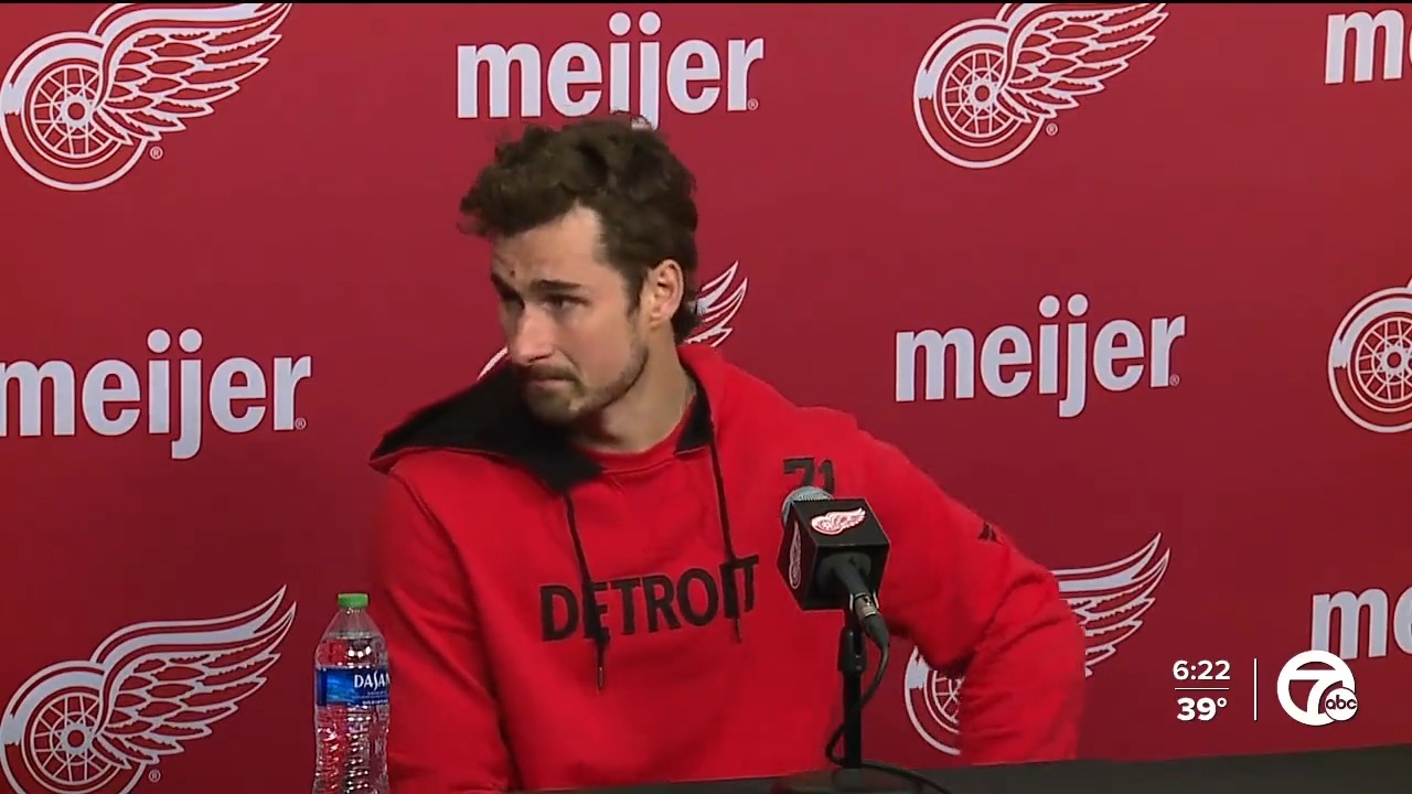 Brad Galli on X: Red Wings shop has Mo Seider sweaters front and center  with returning stars Dylan Larkin and Tyler Bertuzzi   / X