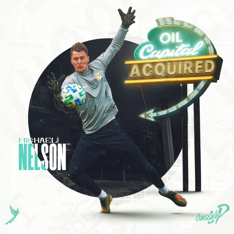 FCTulsa's tweet photo. There's a new 𝐆𝐊 in 𝐎𝐊 📍

We’ve acquired former @HoustonDynamo goalkeeper and the 20th overall selection from the 2018 MLS SuperDraft @M_Nelson1 via MLS loan for the 2023 season!

#ForTulsa | #GassedUp⛽️