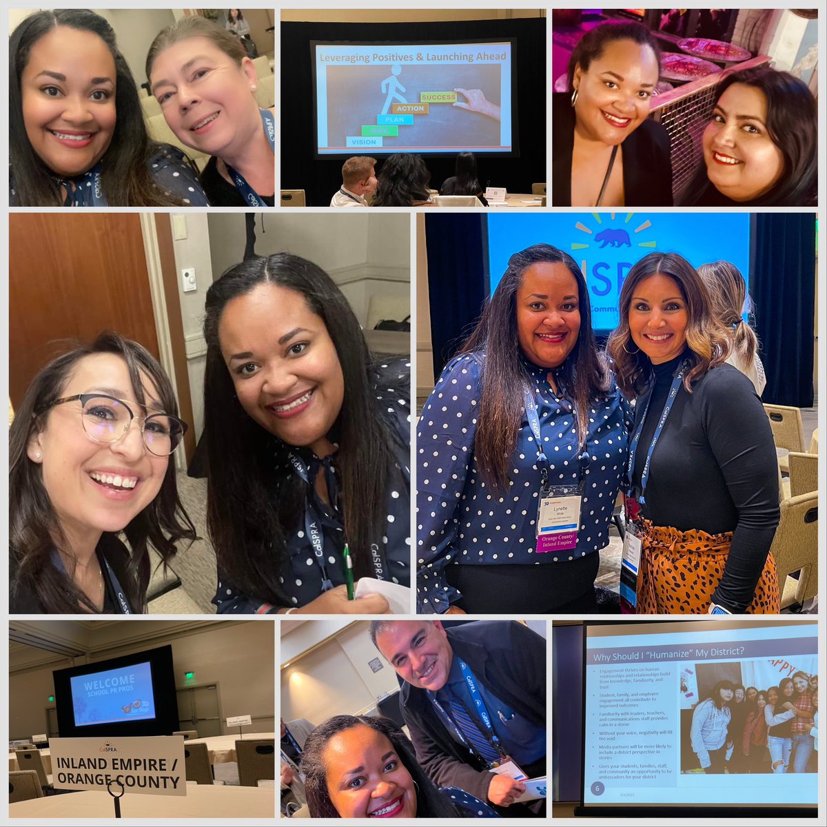 Yesterday’s #CalSPRA2023 conference was awesome! Had the opportunity to collab w/lots of great minds and the sessions from Fresno USD &amp; San Juan USD were very informative w/actionable steps to get started. Excited for today!! 🤗🙌🏾