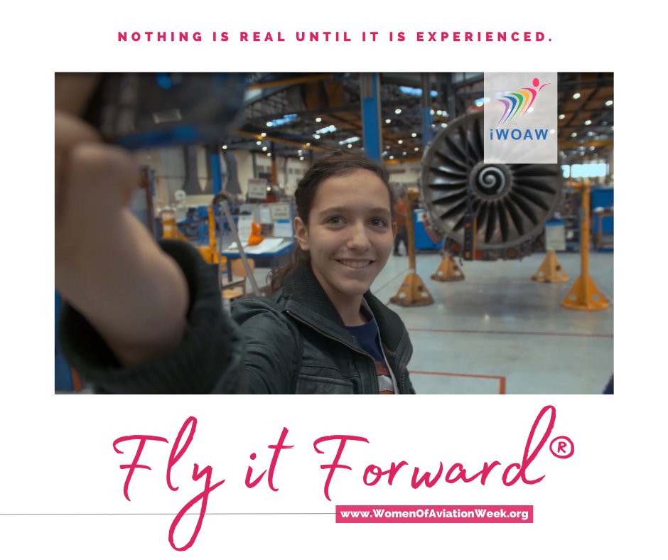 Because telling is not enough, we #FlyItForward. Join us next week at women friendly aviation businesses across the globe.

#iWOAW #WomenOfAviationWeek #WOAW23 #aviation #aerospace #airlines #avgeeks