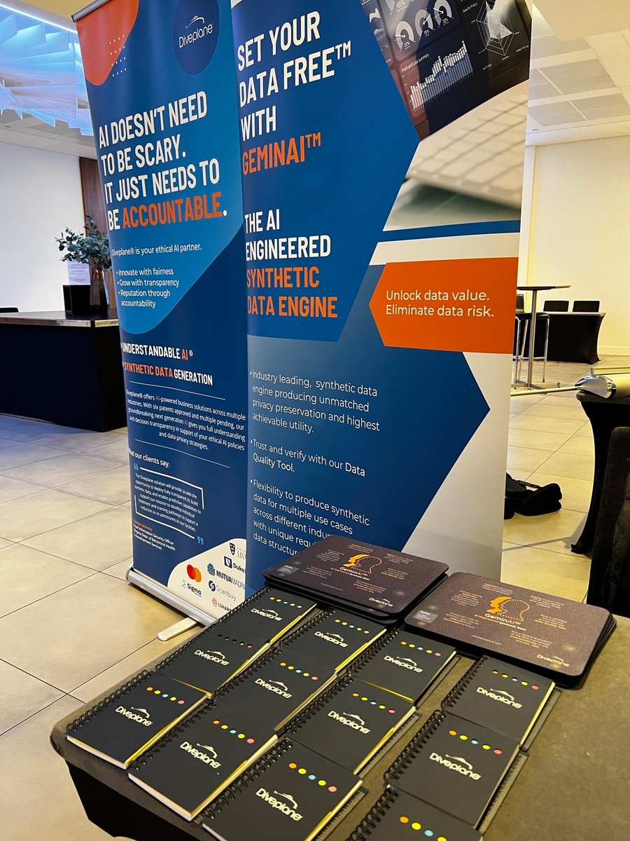 HowsoAI's tweet photo. We're pumped ๐ช to share these photos from our @ccodiveplane Alan Cross' conference at the #PETSummitย Europe in London earlier this week. ๐
Thank you @SecurityRisk0 for having us - we had such a fantastic time! ๐
#SyntheticData #ML https://t.co/LcYl8MkziJ