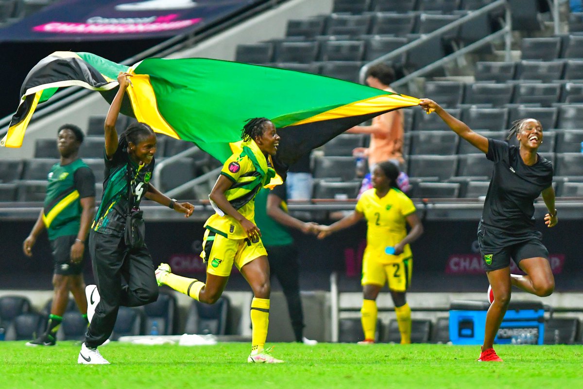 jff_football's tweet photo. Proud 🇯🇲🫶🏿
.
#ReggaeGirlz #JAMHTI #JFF_Football https://t.co/70TTzjiMig