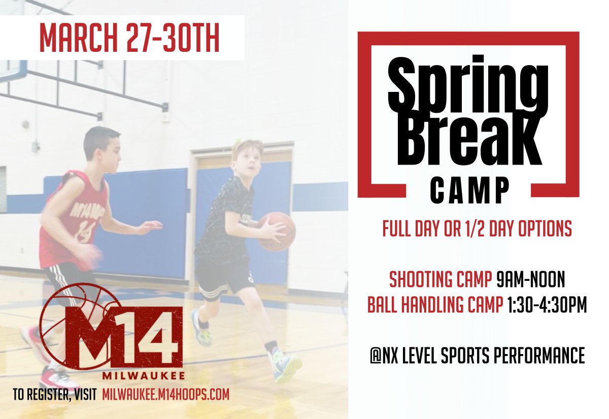 M14HoopsMKE's tweet photo. Spring Training Programs Starting! - https://t.co/KSK8XGXN81 https://t.co/UzBJciLDXY