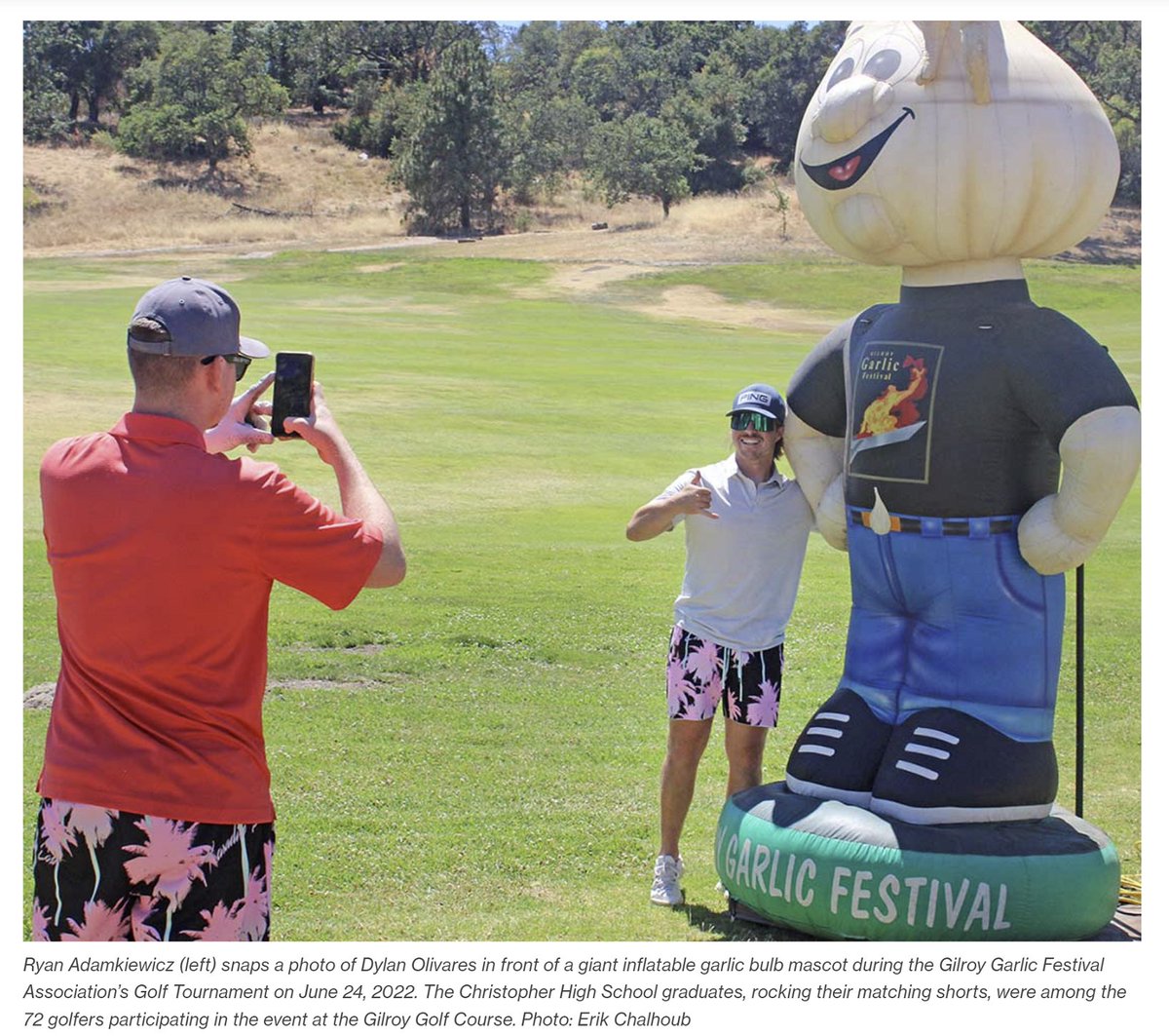 GilroyGarlicFes's tweet photo. #InTheNews The Gilroy Dispatch announced the 3rd Annual Gilroy Garlic Festival Golf Classic coming up on June 23. Read all about it at https://t.co/qMCvlym1vI

#GilroyGarlicGolf #GilroyDispatch #GilroyGolf #GilroyEvents #GilroyGarlicFestivalAssociation https://t.co/yavK8Va1RR