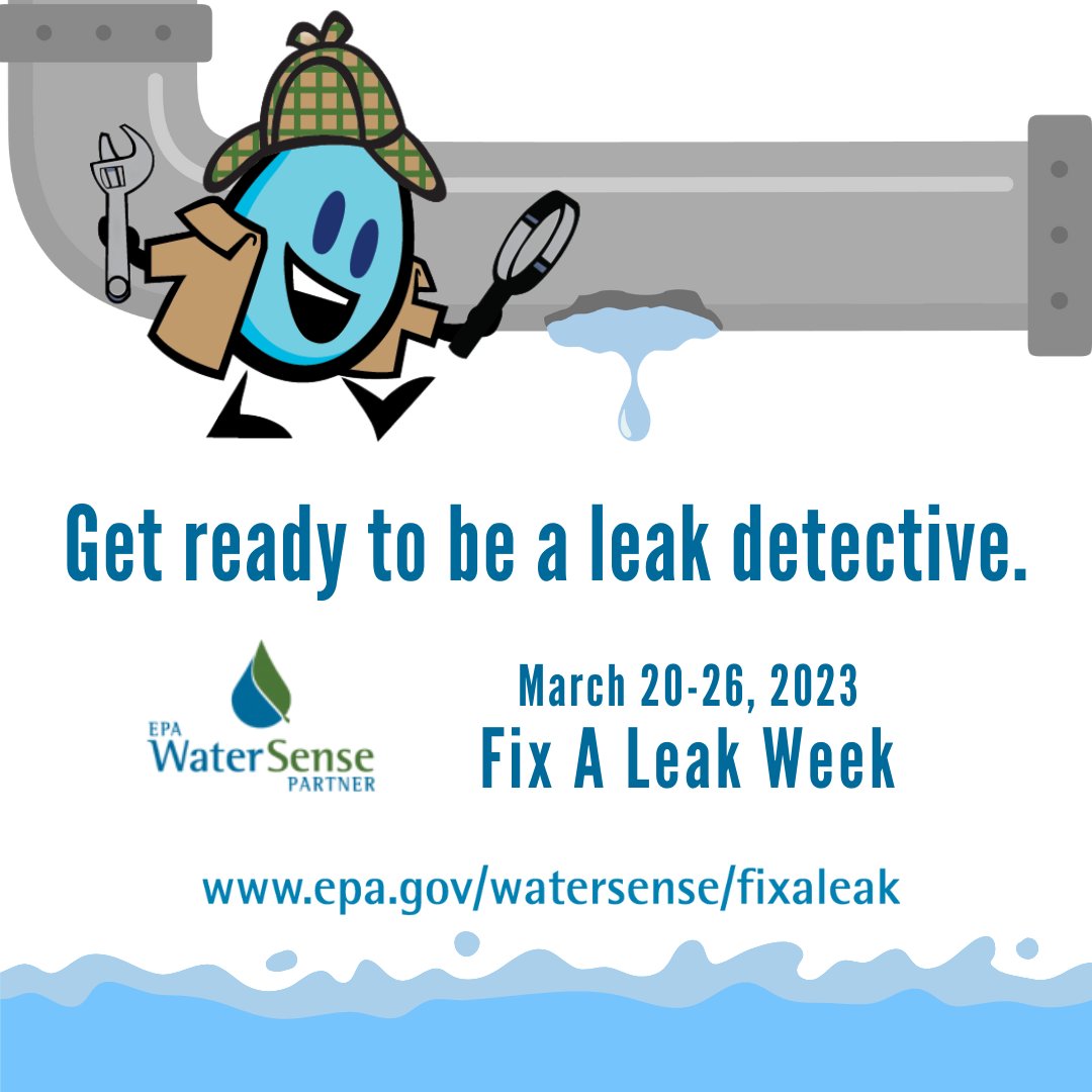 hiltonheadpsd's tweet photo. Fix A Leak is right around the corner!
Are you ready to celebrate?
Find ways to save 10 percent on your water bill by just fixing leaks: https://t.co/UySTfd4Pqa
#FixALeak #SaveWater #SaveMoney #WaterSensePartner https://t.co/1C6st2oUQI
