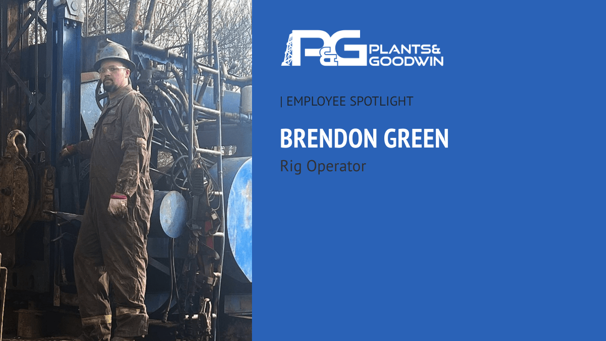 Today’s spotlight shines on Brendon Green, who started in 2019 as a floorhand, worked diligently &amp; was promoted to rig operator. He now works with customers, operates our Bucyrus-Erie 28L cable tool rig &amp; plugs wells up to 3,000 ft deep. Thank you for your notable work, Brendon!
