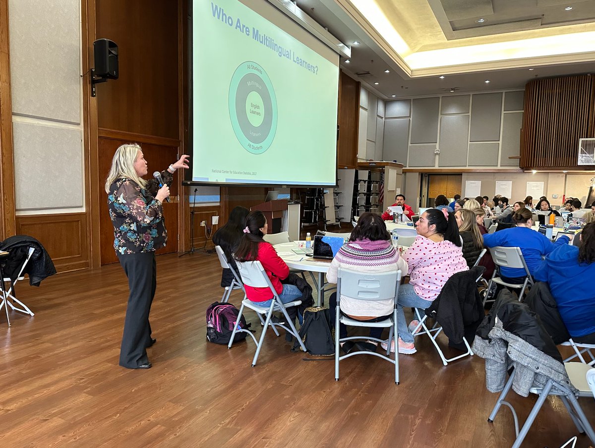 SupportEduc's tweet photo. Today's PD Workshop ππβοΈ
SupportEd Principal Associate, @SydneySupportEd, and Program Associate, Diane Choi, are conducting an interactive PD workshop at @GCISchools on leveraging your expertise to advance Multilingual Learners' equity.
#SupportEdPD #MLLChat #ELLChat https://t.co/K0mu507LPl