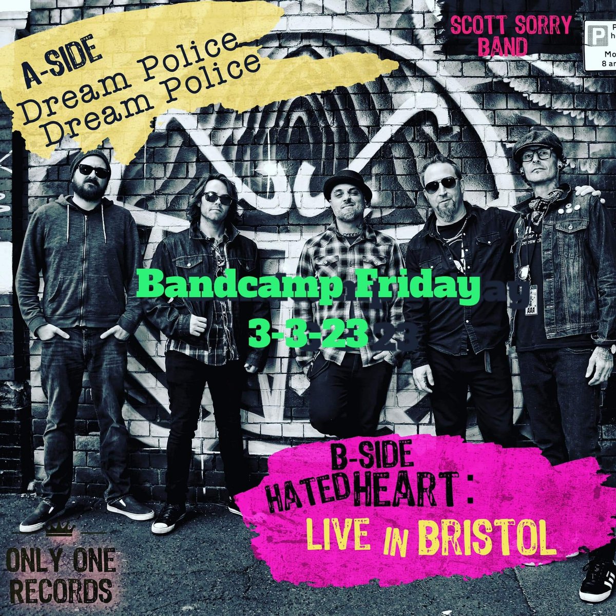 Out today! Our cover of Cheap Trick's "Dream Police" plus a live version of "Hated Heart" from the last tour.  #scottsorry #dreampolice #cheaptrick #BandcampFriday 
scottsorry.bandcamp.com