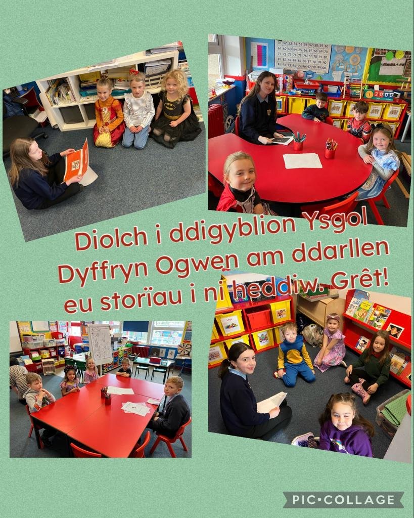 YsgLlanllechid's tweet photo. Pawb yn hoffi stori! Everyone loves a good story! Diolch i ddisgyblion @DyffrynOgwen am rannu eu straeon gwreiddiol hefo ni! Awduron o fri! #creativeauthors #gwrandonastud #captiveaudience
@YdoCymraeg #diolchogalon @CynnwysCeidiog https://t.co/oIUmee7ZFx