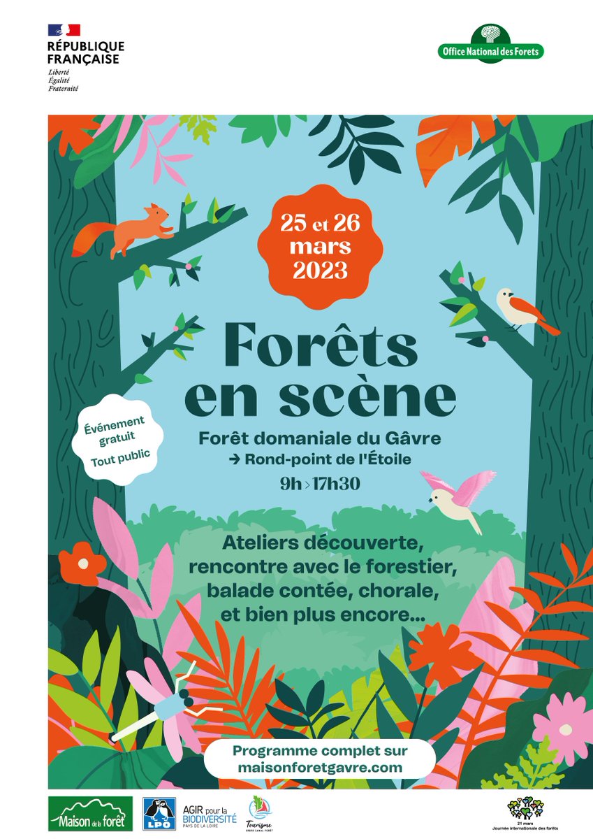 NJannault's tweet photo. JIF: Forêts en scène🌳🎪😃
Visitez les #forêts @ONF_Officiel en Pays de la Loire : #PaysdeMonts #Mervent #LeGavre #Berce partenariat @PaysDeMonts #biotopia #PaysdeFontenay #Maisondelaforet @paysdeblain @CanalErdre #carnuta #jupille @JIF_France @Fibois_pdl @FNEpaysloire... https://t.co/5V4TVRMrTm