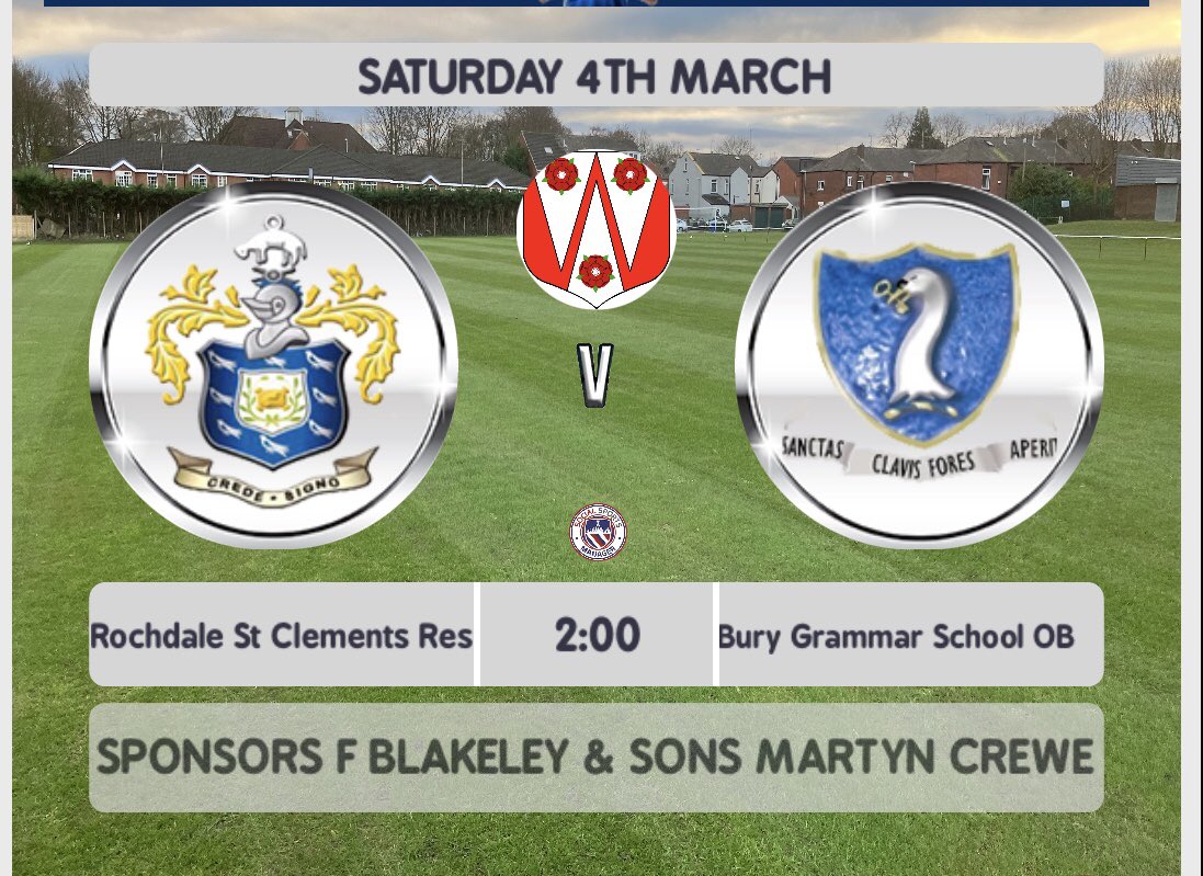 SiLordy's tweet photo. Saints Reses entertain Bury GSOB in Lancs Am League Div 1. Improvement in player quality &amp; numbers is increasing competition for places! Just needs turning into points! https://t.co/ePl6RY4HjQ