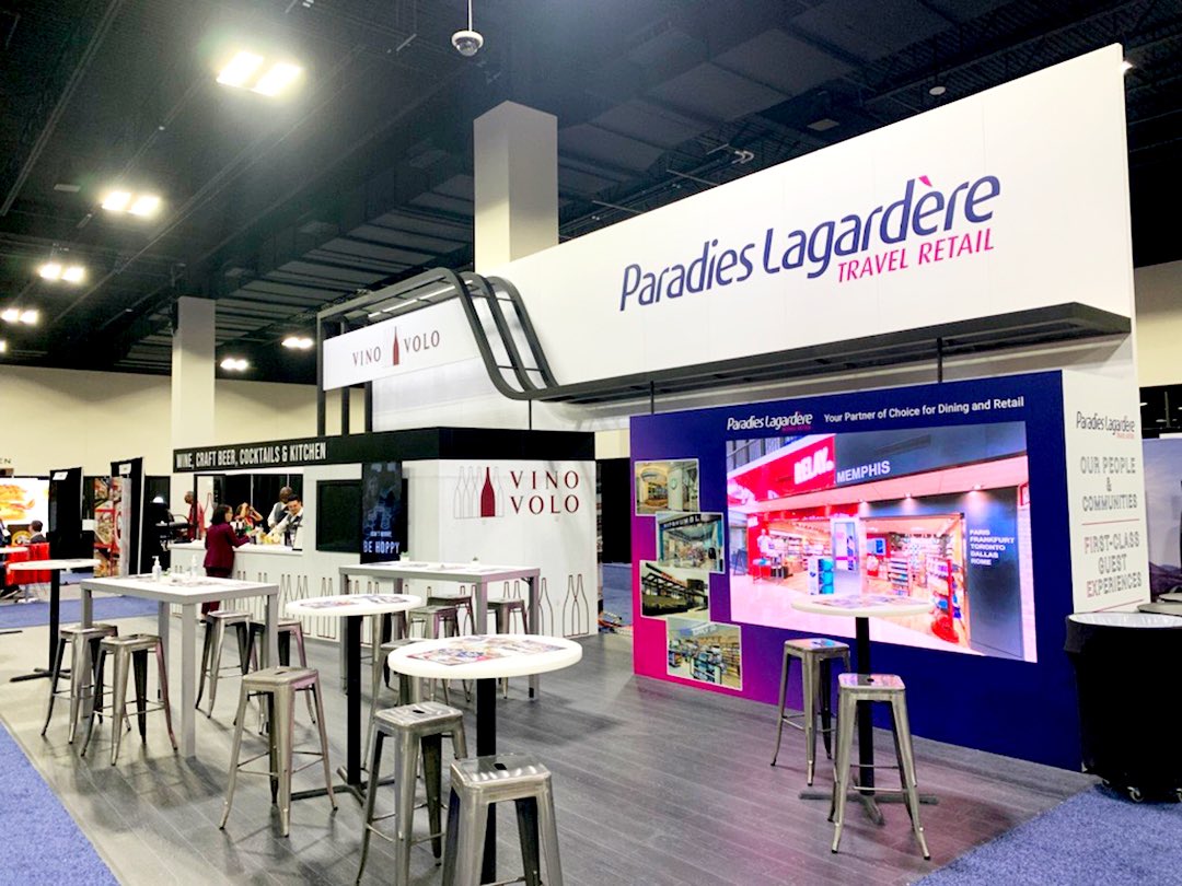 Check out the debut of Paradies Lagardere’s new exhibit, on display this past week at the Airport Experience Conference. In this exhibit, we brought the travel retail experience to the trade show floor. 

#tradeshow #airportretail #tradeshowdesign #tradeshowdisplay #exhibitions