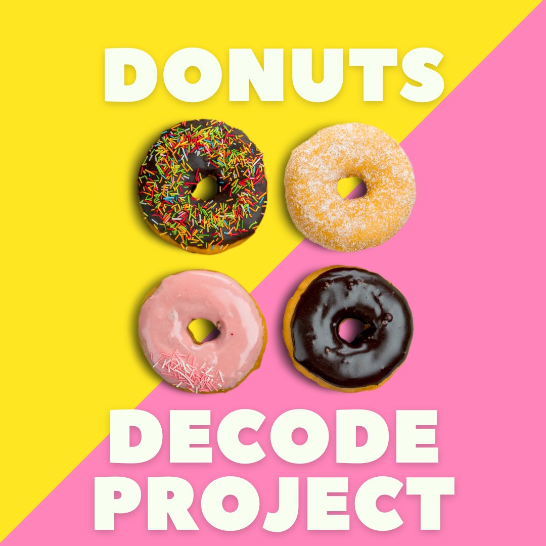 We are giving you the best reason to indulge in a dozen (or two) Krispy Kreme doughnuts. Through April 1st, 50% of your order will be donated back to Decode Project when you purchase via our fundraising sales page! - bit.ly/3ETNOeo