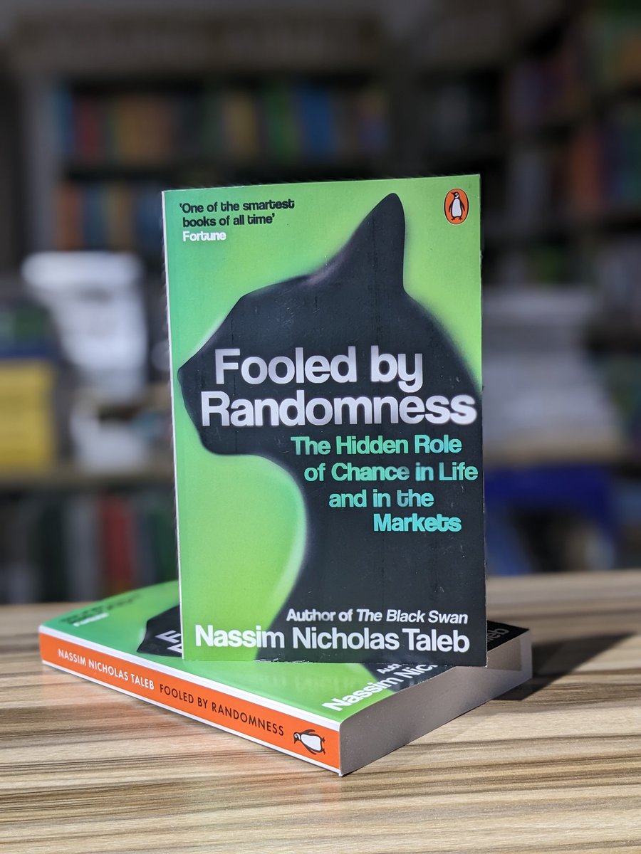Rovingheights's tweet image. #FooledByRandomness is an investigation of opacity, luck, uncertainty, probability, human error, risk, and decision-making in a world we don’t understand.
#NassimTaleb

NGN 7000