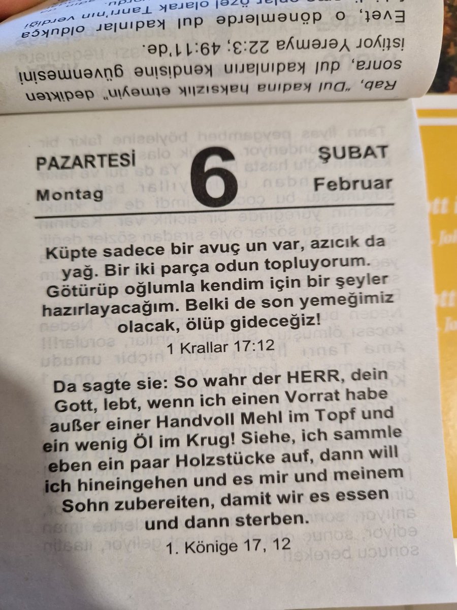 Avrupa'daki kuzenimin göndermiş olduğu 6 Şubat 2023 tarihli takvim yaprağı.. #deprem ile aynı tarihli olması tesadüf mü sizce?
#DepremHaftası 

<a href="/selcukktepeli/">Selçuk Tepeli</a> 

@FOXhaber