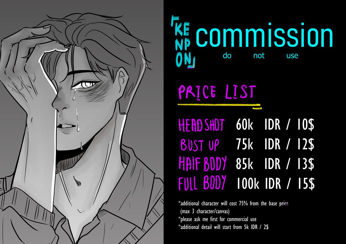 RTs ARE APPRECIATED!!💫💫

updated my comms sheet!

I'll be opening 4 slots this month, dm me if u're interested!🎀