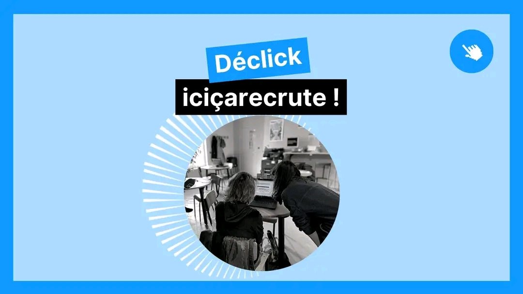#iciçarecrute Connais-tu quelqu'un qui a un excellent relationnel🥰 , des qualités pédagogiques 👨‍🎓  et des compétences avérées en #numérique 💻 pour intégrer notre #coopérative ?
Offre d'emploi à retrouver ici bit.ly/3ybg3kY