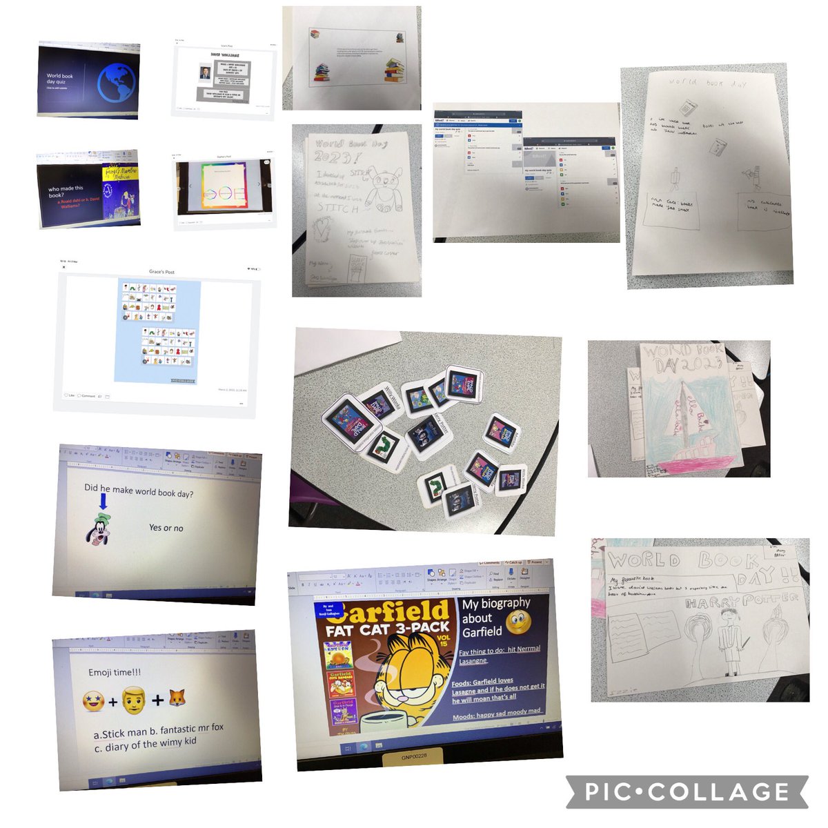 Gwaith da Blwydden 5! You all looked brilliant in your World Book Day outfits. We were also excited to complete our WBD activities too. Some children even made reading games for Foundation Phase to play 
📚🤩<a href="/mrsnunderwood95/">Mrs N Underwood</a> <a href="/garntegprimary/">Garnteg Primary</a>