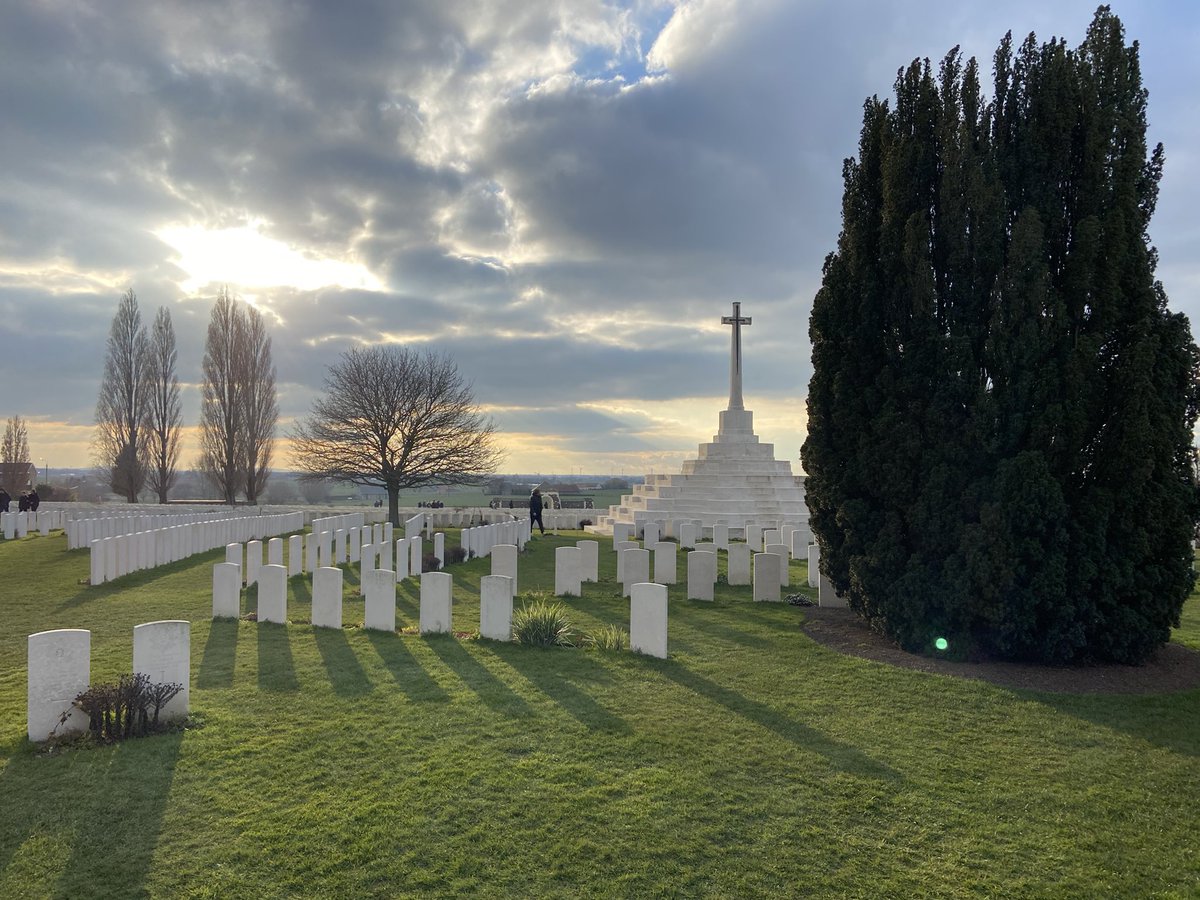 A very poignant visit to Tyne Cot, nothing quite captures the scale of WWI than row upon row of pristine white gravestones