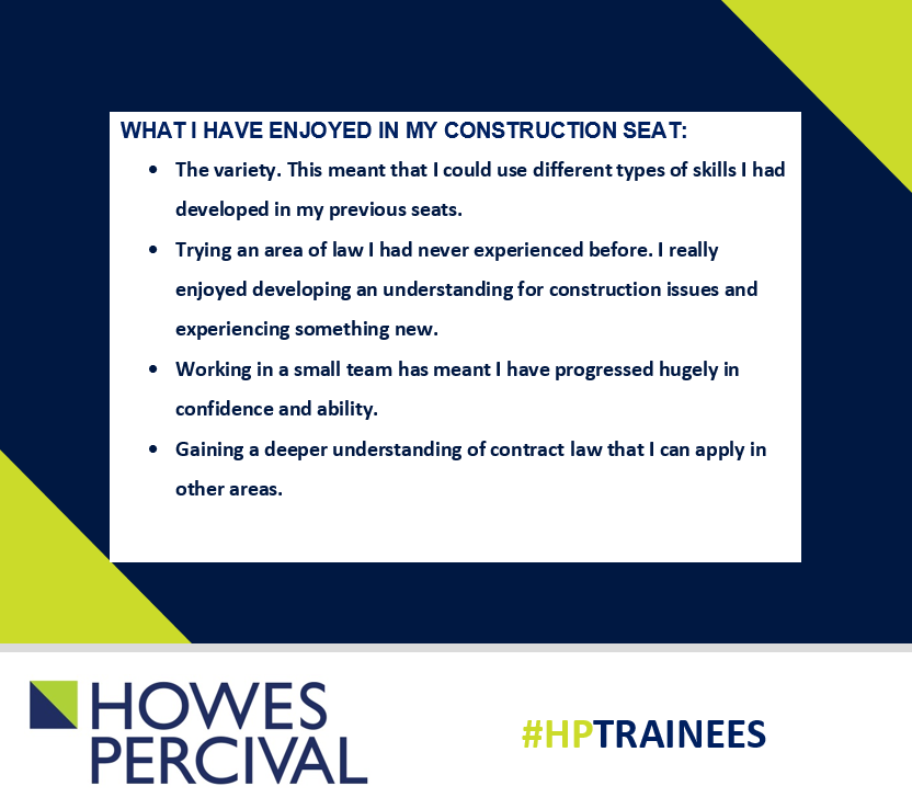 HPTrainees's tweet photo. Lauren Farthing and Eliza Kay look back and speak about what they have enjoyed and learnt from their third seats at HP #HPtrainees #HowesPercival https://t.co/l4joTEMo5x
