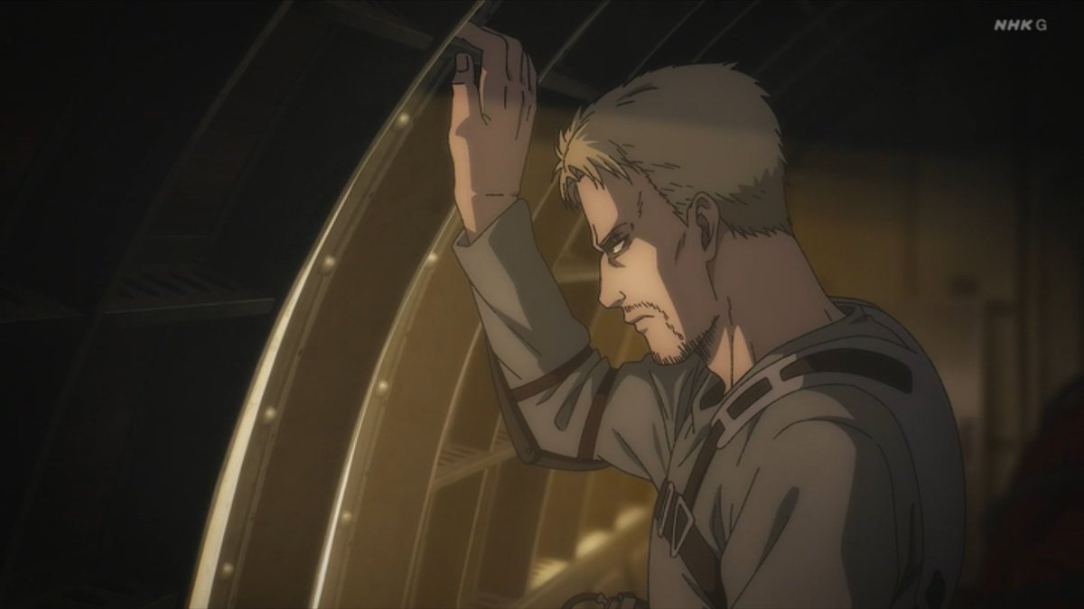 hourly_reiner's tweet photo. Reiner in today's episode 💛 a thread!! https://t.co/FOXMZlrNAw