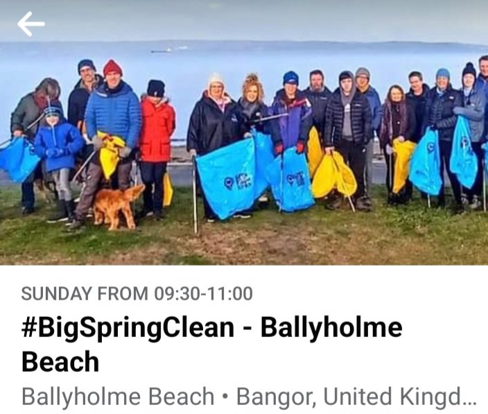 Join us on Sunday for our #BigSpringClean at #Ballyholme Beach. Meeting at Bank's Lane car park at 09.30am @ANDborough @isupportlhlh @KeepNIBeautiful #LoveWhereYouLive #civicpride #LoveYourBeach #BeachLife 🏖
- Beach Cleaners Ards & North Down #LeaveNoTrace 🌏♻️🚮