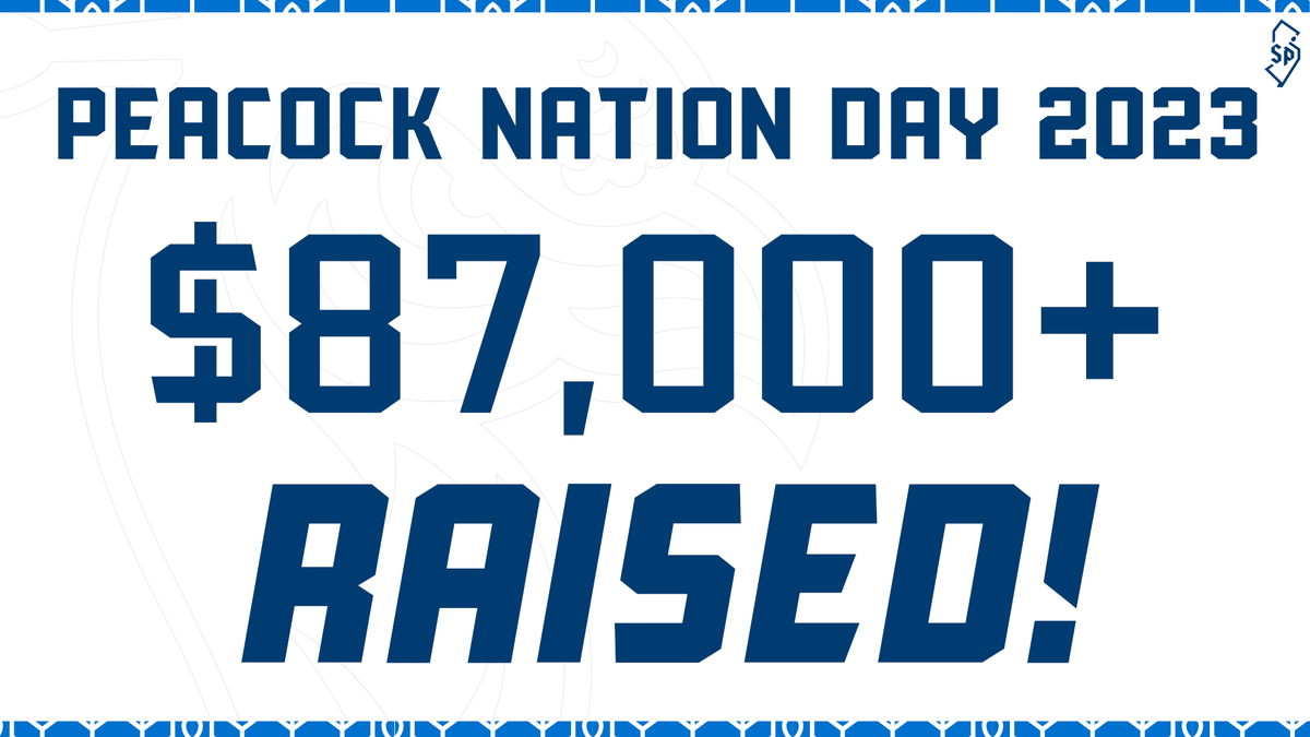 𝑻𝒂𝒌𝒆 𝑨 𝑩𝒐𝒘, 𝑷𝒆𝒂𝒄𝒐𝒄𝒌 𝑵𝒂𝒕𝒊𝒐𝒏!! With your generosity, we were able to raise over $87,000 yesterday during Peacock Nation Day! A special thank you for helping enrich the experience of our student-athletes here in Jersey City. #StrutUp🦚