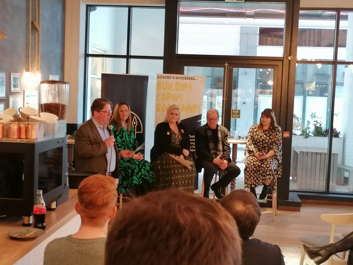 Thanks @Coadec for such a great launch event ! 🙌

More growth support needed. More connective spaces needed to emerce communities with entrepreneurship and tech.
And a rebrand of Wales is desperately needed to address our risk adverse self deprivating culture.

Yes, yes, YES! 🏴󠁧󠁢󠁷󠁬󠁳󠁿