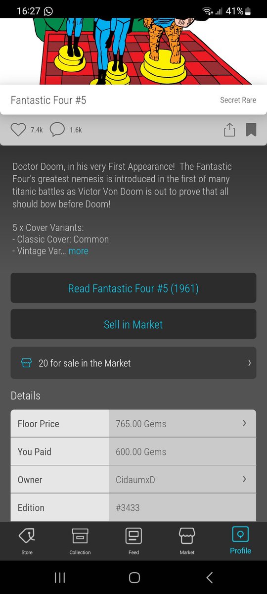 600 gems for this one ? I will take it !! Locked in the vault now !! 💙 #vevefam