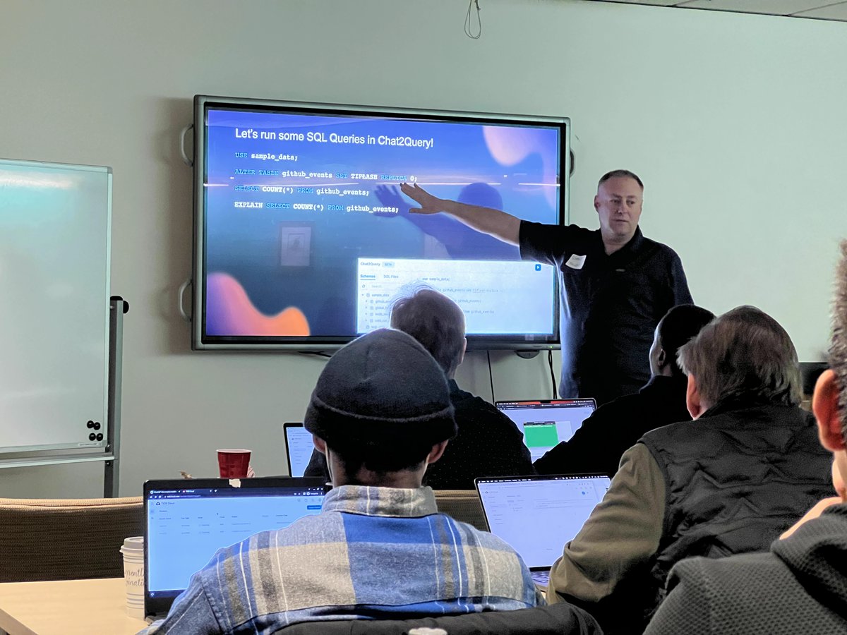 PingCAP's tweet photo. We just wrapped up our #Seattle stop in @aicampai Data at Scale roadshow series. Thanks to everyone who helped make this event a hit!

Stay tuned as we continue our journey across the country! https://t.co/alwqHIozKz

#database  #distributedsql  #AI  #opensourcesoftware https://t.co/WwNvFtXys3