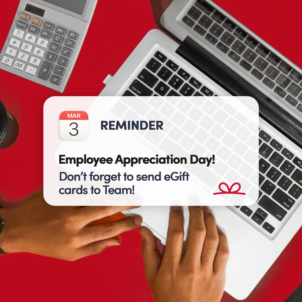 #EmployeeAppreciationDay is here! There is still time for a thoughtful gift your team will ❤️

Shop eGifts by visiting our corporate website at giftmehub.com

#Giftmehub #employeerewards #employeeengagement #employeerewards #corporategifting  #DigitalGiftCard #egiftcard