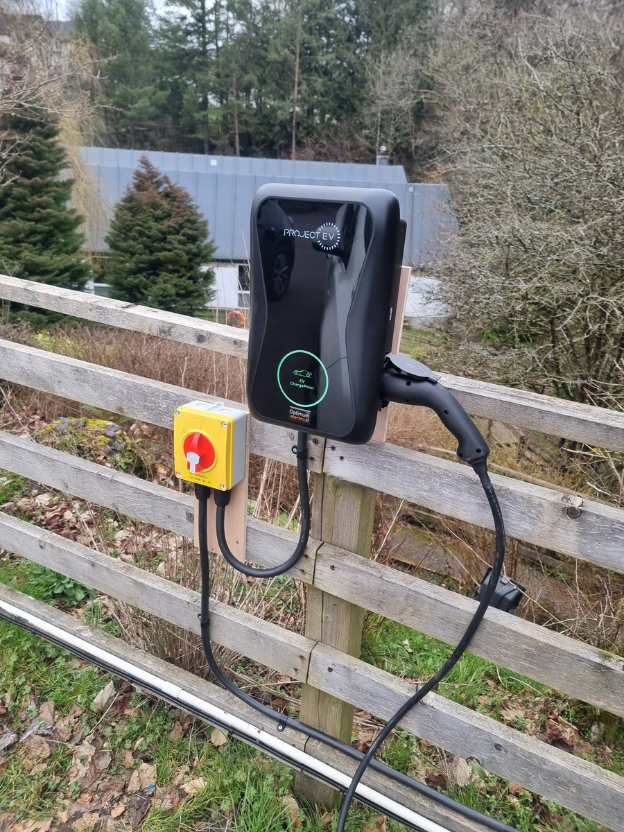 Over the moon to have our 2 dedicated EV chargers now installed and working. #wbcc #gogreen