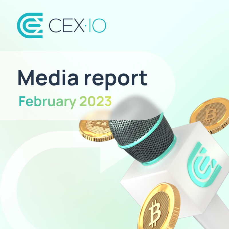 cex_io's tweet photo. 🚀Our February 2023 Media report is live!

🌟Catch up on our CEO Oleksandr Lutskevych’s dual trips to the @Cointelegraph Innovation Circle &amp; explore positive third-party reviews from @Investopedia &amp; @CrowdFJ’s new publication, BlockWorld Magazine.

📌Dive in at the link below. 👇