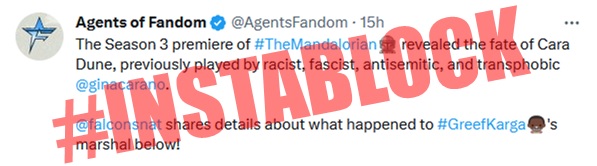 MrStephen1993's tweet photo. This is what happens when they poke the bear
#INSTABLOCK
#NOCYBERBULLYINGALLOWED
#NOCYBERBULLIESALLOWED
#YouReapWhatYouSow
@ginacarano #IStandWithGinaCarano #WeLoveGinaCarano #WeLoveCaraDune #GinaDidNothingWrong #WelcomeToTheRebellion https://t.co/TbkT33PwvV