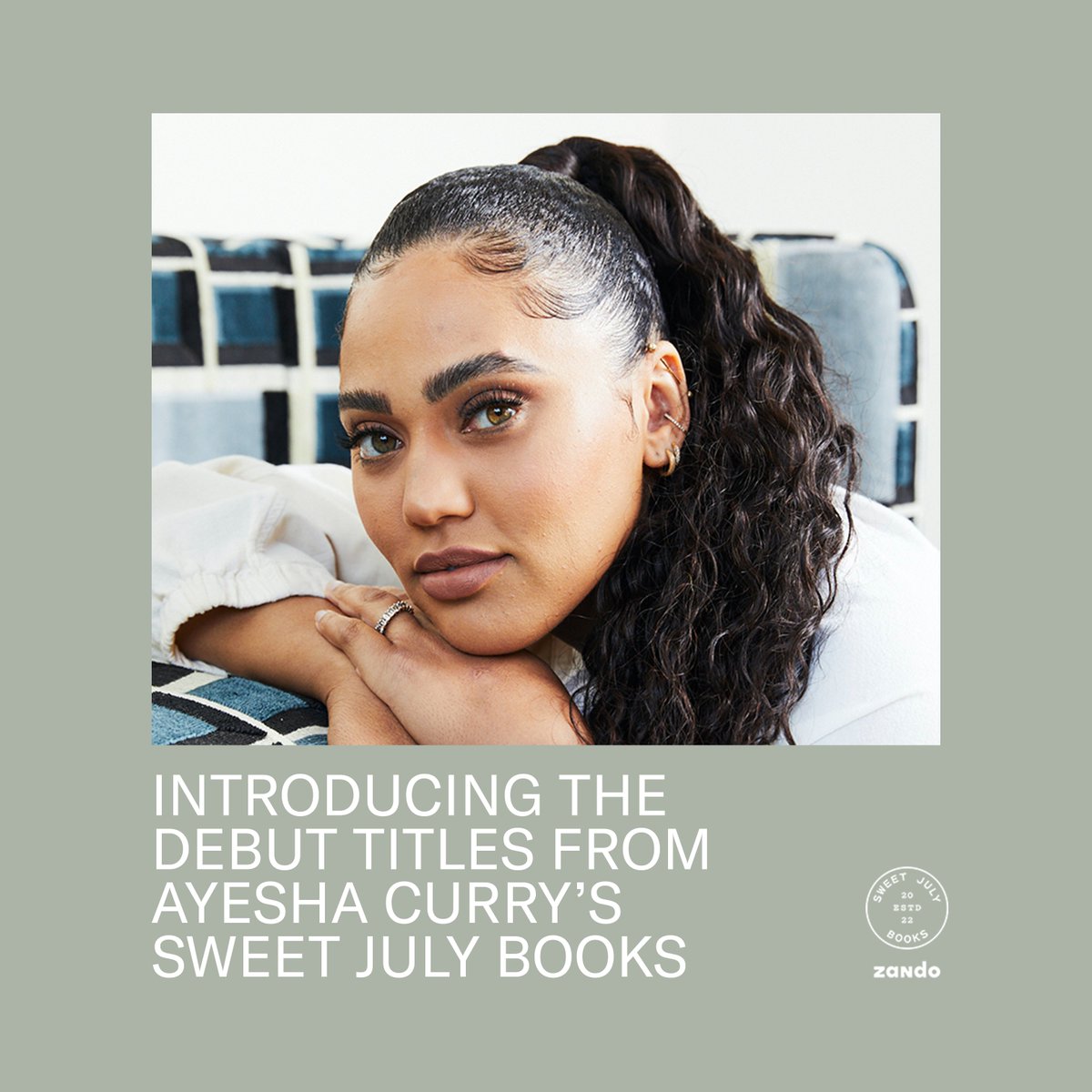 We are so thrilled to announce the first two titles from Sweet July Books, the imprint from @ayeshacurry! These two books beautifully represent the @sweetjulymag mission of publishing empowering, relevant, and fearless stories for all ages.