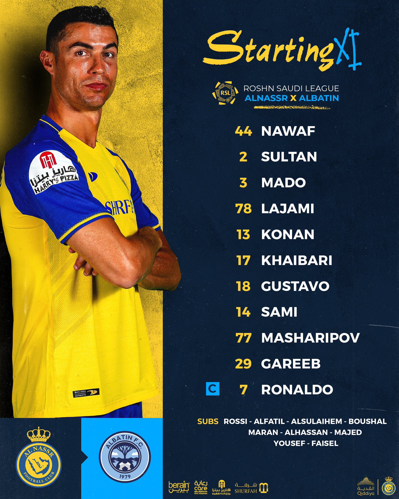 Alineacion de al nassr