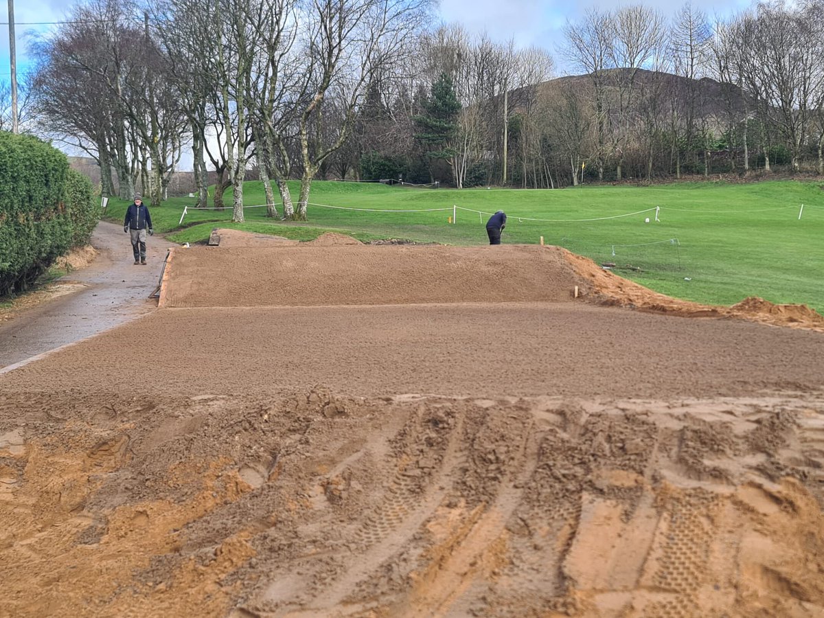 Busy week out levelling tees.