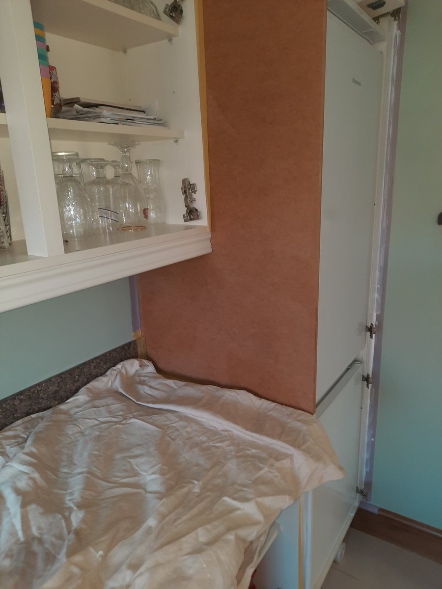 Job done, all peeling wrap stripped, primed with <a href="/ZinsserUK/">Zinsser UK</a> 123 plus and top coats of <a href="/IsomatUk/">ISOMAT UK</a> isolac aqua