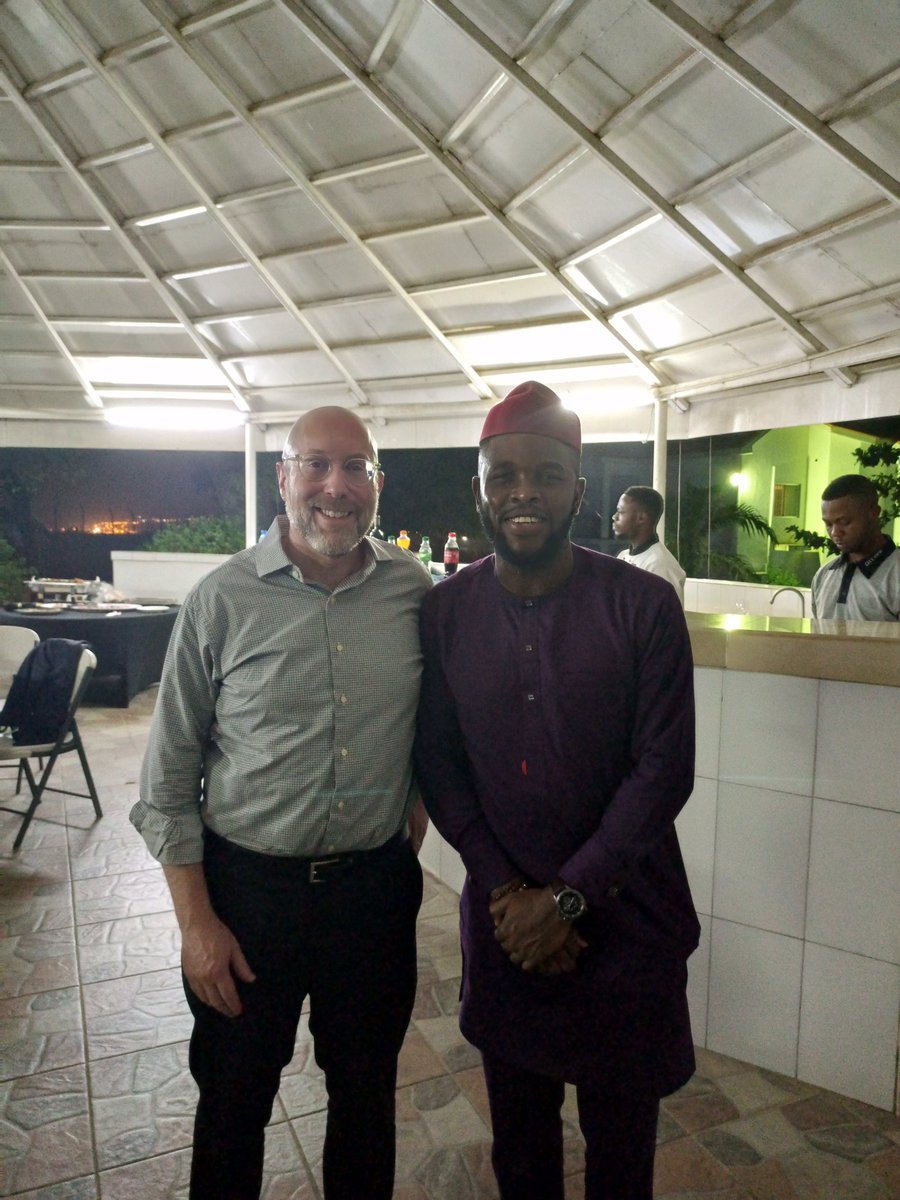 GodblessTubure's tweet photo. With the Deputy Chief of Missions USA, US Consulate Spokesperson &amp; Cultural Affairs Officer to Nigeria at a Post-Election Next Steps Analysis. 

I laid out the critical next steps on what Nig/US must focus on. It was a MOVING Speech I made on next steps.We are ReadyToLeadAfrica. https://t.co/Z18sBeYtok