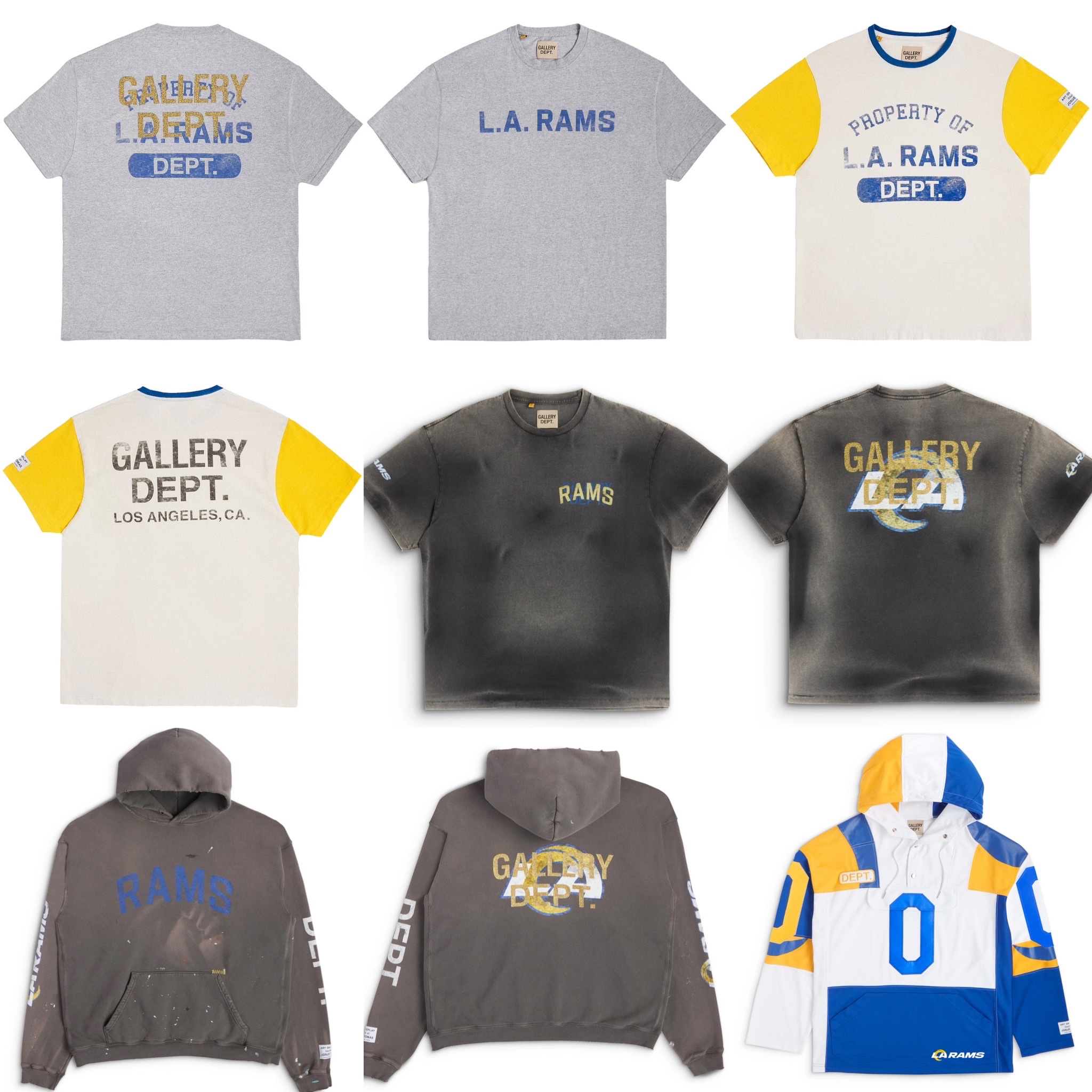 HypeNeverDies on X: GALLERY DEPT x LOS ANGELES RAMS Available Now Online..    / X