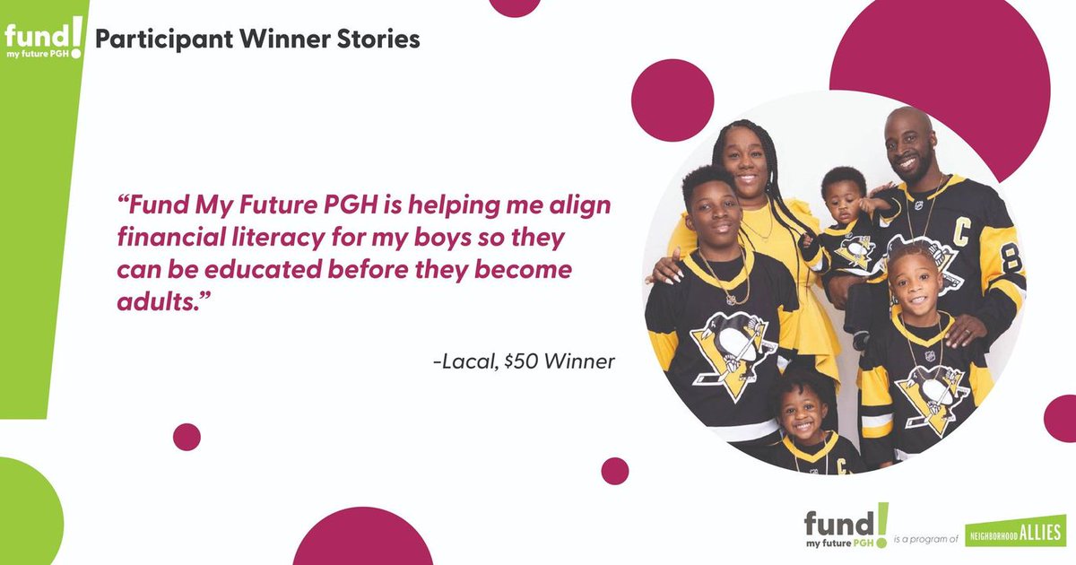 It's #FundMyFutureFriday! Lacal is a $50 raffle winner, &amp; with these winnings, she plans to open savings accounts for her other two children and start saving for all three! #LetsBeAllies #SavingsStories <a href="/PropelSchools/">Propel Schools</a> 

Read her whole story here: bit.ly/3IuY8ue